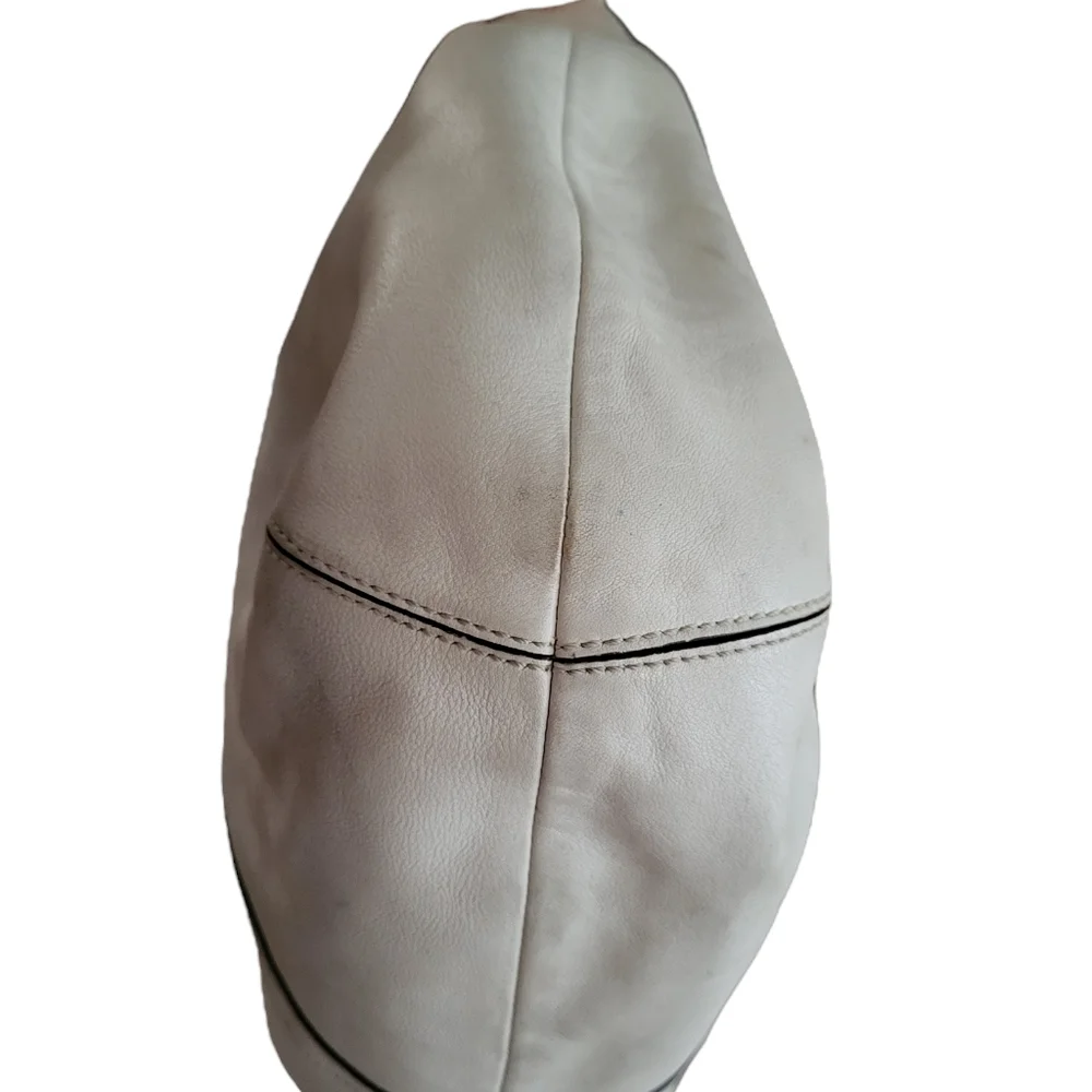Large Coach white leather bag - Picture 6 of 16